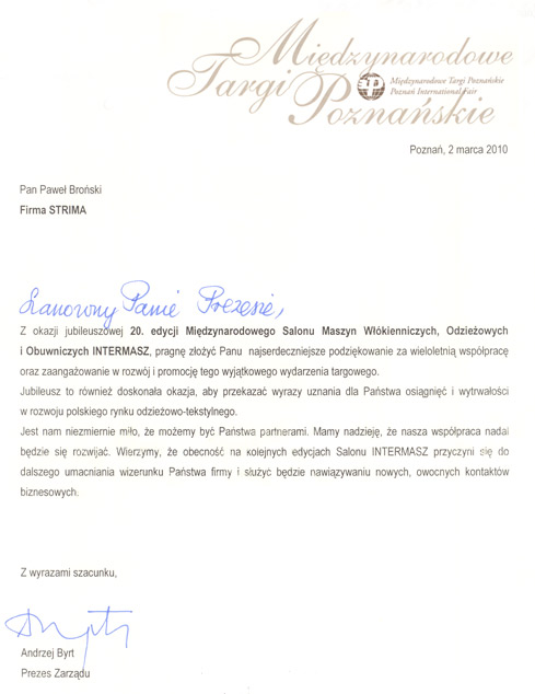 Strima nagrodzona Złotym Akantem